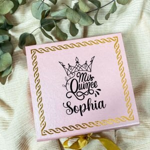 Sert Kutlulu Kız Çocuk Çikolata Kutusu