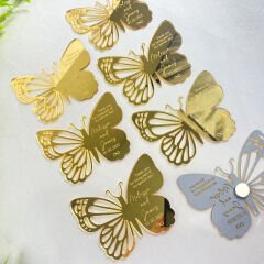 Gold Pleksi Kelebek Magnet