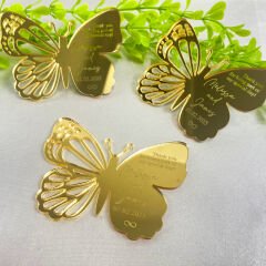 Gold Pleksi Kelebek Magnet