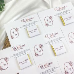 Çikolatalı Düğün Davetiyesi