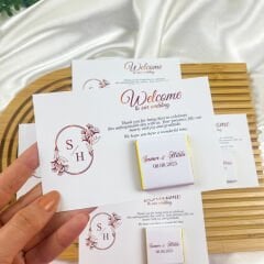 Çikolatalı Düğün Davetiyesi