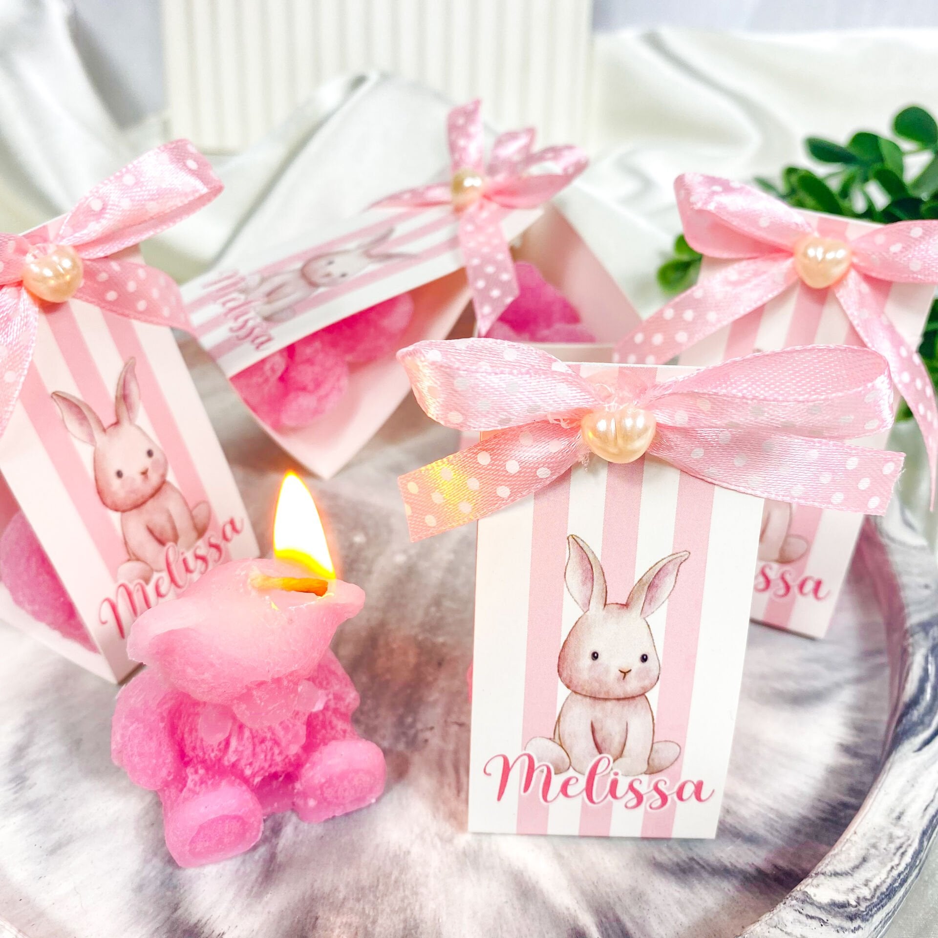 Teddy Bear Temalı Mum