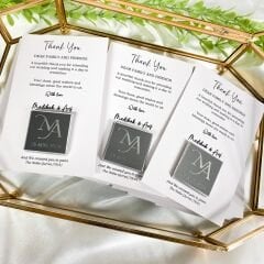 Çikolatalı Düğün Davetiyesi