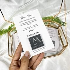 Çikolatalı Düğün Davetiyesi