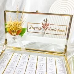 Cam Kutulu Çikolata Kutusu - İsteme Çikolatası