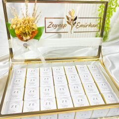 Cam Kutulu Çikolata Kutusu - İsteme Çikolatası