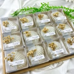 Dekoratif İstiridye Mum Hediyelik