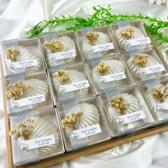 Dekoratif İstiridye Mum Hediyelik